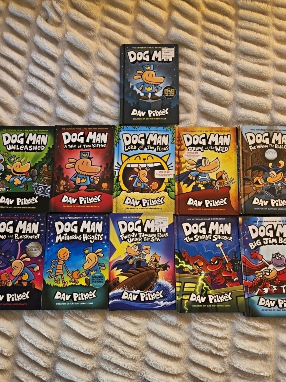 NWOT Dog Man Book Collection by - Colorful Multi